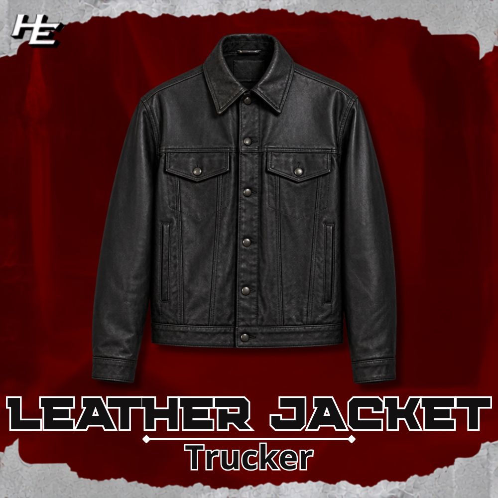 Trucker Leather Jacket